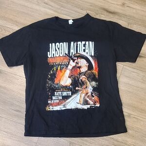 Jason Aldean Concert T Shirt. Medium, Black